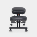 Chaise de bureau ergonomique siège assis-genoux similicuir Balancesteel Lux Catalogue