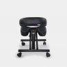 Chaise de bureau ergonomique siège assis-genoux similicuir Balancesteel Lux Choix
