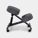 Chaise de bureau ergonomique siège assis-genoux en tissu Balancesteel Lux 