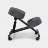 Chaise de bureau ergonomique siège assis-genoux en tissu Balancesteel Lux 