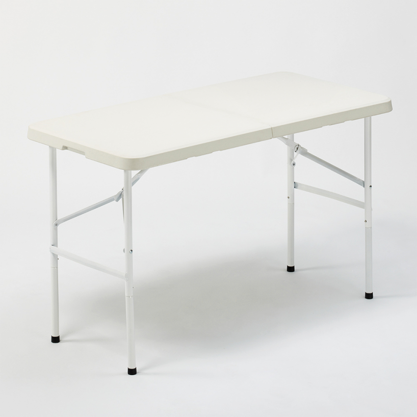 TABLE PLIABLE RECTANGULAIRE - 4 PIEDS - CAMPING
