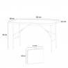 Table pliante rectangulaire 122x60 pour jardin et camping Pelvoux Réductions