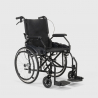 Fauteuil roulant pliant en tissu orthopédique avec freins handicapés et personnes âgées Dasy 