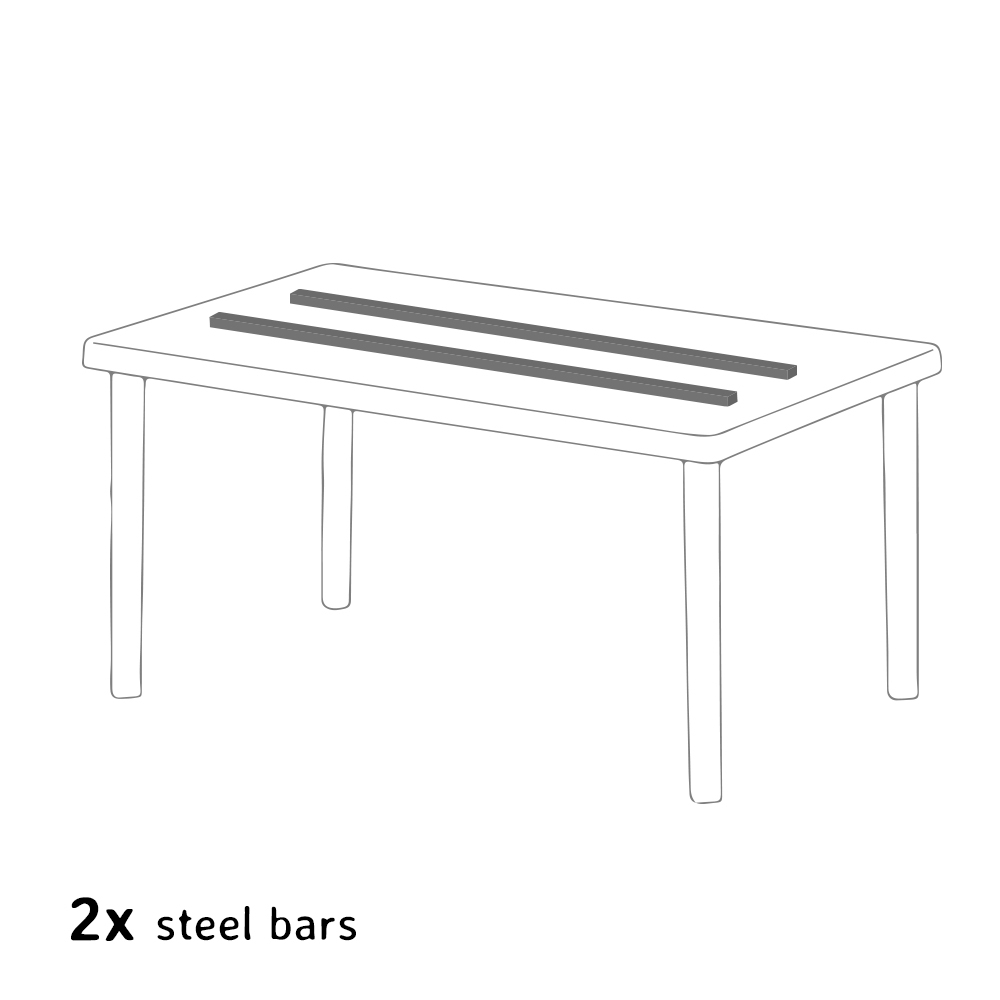 Table rectangulaire et 6 chaises vente Poly rotin resine ensemble bar cafè exterieur 1