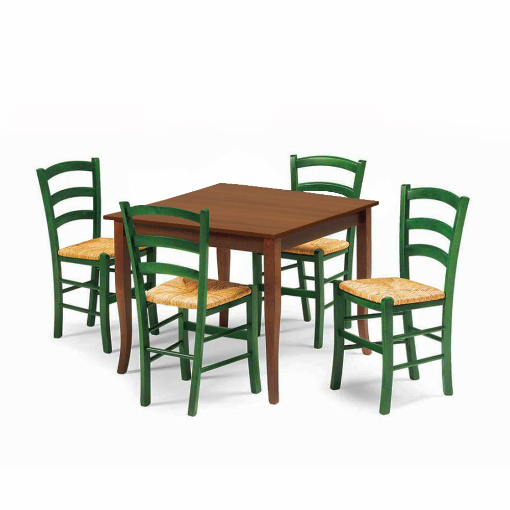 Set Chaises et Table pour Bar Bois Rusty