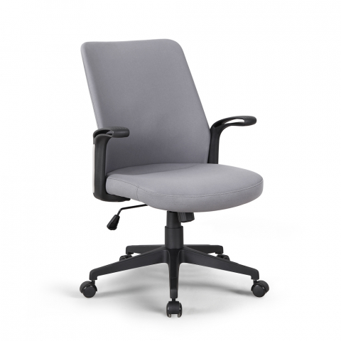 Chaise de bureau classique Fauteuil ergonomique en tissu réglable Mugello