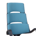 Chaise de bureau ergonomique réglable en hauteur en tissu Motegi Ocean Offre