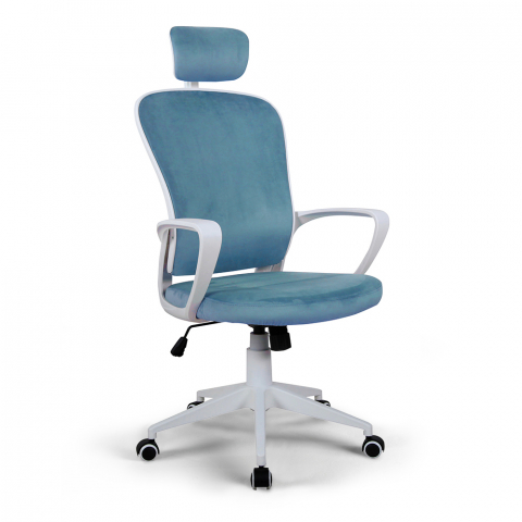 Chaise de bureau ergonomique avec appui-tête design Sepang Ocean