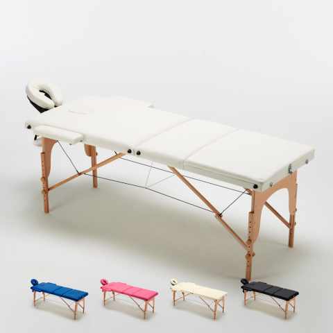 Table de massage pliante en bois lit esthétique esthéticienne portable Kingsize Promotion