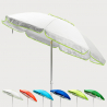 Parasol de plage 200 cm anti-vent protection UV Sardegna Remises