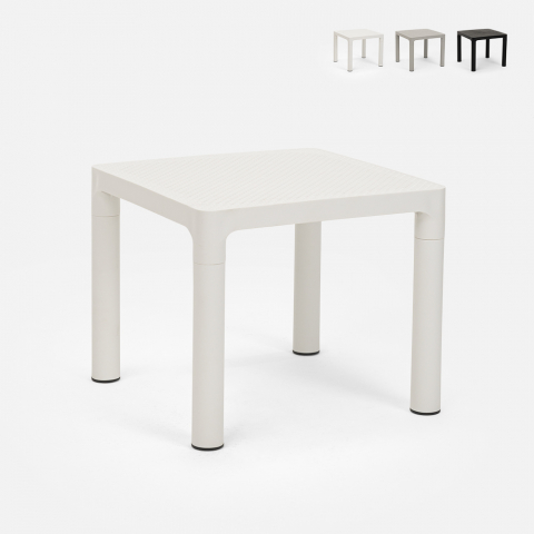 Table basse 45x45 pour café bar jardin intérieur extérieur Aviat Promotion