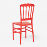 Chaise salle à manger cuisine design pour restaurants et mariages Napoleon X 