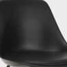 Tabouret de bar cuisine en métal avec coussin design moderne Willis 