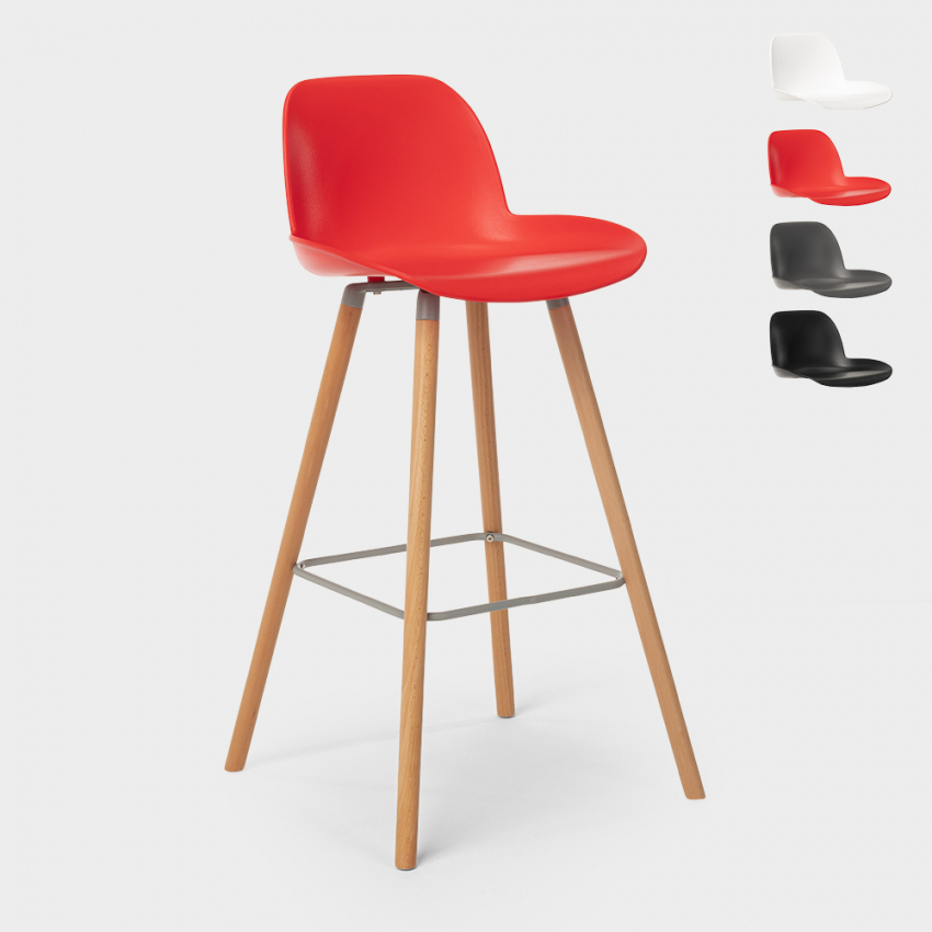 Tabouret haut bar et cuisine design scandinave moderne Eiffel Burj 75 Offre