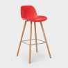 Tabouret haut bar et cuisine design scandinave moderne Eiffel Burj 75 