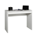 Bureau design rectangulaire avec tiroir blanc pour travail et études 100x40cm Sidus Offre