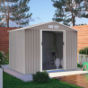 Abri de jardin en tôle robuste pour rangement d'outils Ortisei 277x191x202cm Vente