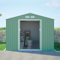 Abri de jardin en tôle galvanisée verte pour outils de jardin Ortisei NATURE 277x191x202cm Promotion