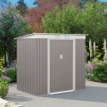 Abri de jardin en tôle d'acier cabanon gris résistant Alps 201x121x176cm Promotion