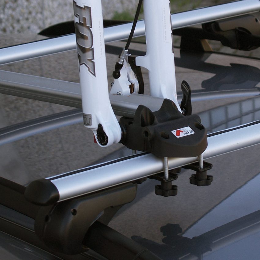 Support vélo Menabo Pro Tour avec montage en croix de fourche
