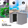 Abri de jardin en tôle robuste pour rangement d'outils Ortisei 277x191x202cm Offre
