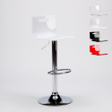 Tabouret haut bar et cuisine en acier chromé design industriel San José Design Réductions