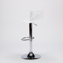 Tabouret haut bar et cuisine en acier chromé design industriel San José Design 