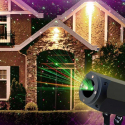 Projecteur Led Laser façade Christmas avec panneau solaire et télécommande Réductions