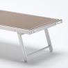 Transat de plage bain de soleil en aluminium Santorini Limited Edition 