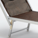 20 transats de plage bains de soleil en aluminium Santorini Limited Edition 