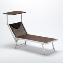 20 transats de plage bains de soleil en aluminium Santorini Limited Edition 