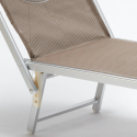 20 transats de plage bains de soleil en aluminium Santorini Limited Edition 