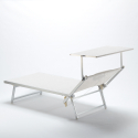 Transat de plage professionnel en aluminium Grande Italia XL 