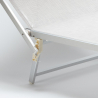 Transat de plage professionnel en aluminium Grande Italia XL 