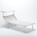 Transat de plage professionnel en aluminium Grande Italia XL 