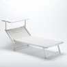 Transat de plage professionnel en aluminium Grande Italia XL 