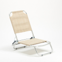 Chaise de plage pliante transat de piscine en aluminium Tropical 