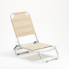 Chaise de plage pliante transat de piscine en aluminium Tropical 
