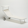20 Bains de soleil avec roues transat aluminium piscine jardin Alabama Caractéristiques