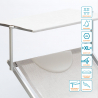 Transat de plage professionnel en aluminium Grande Italia XL 