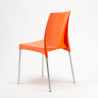 20 Chaises Grand Soleil Boulevard plastique polypropylène empilables stock Dimensions