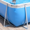 New Plast piscine hors sol rectangulaire 650x265 H125 kit et accessoires gris blanc Futura 650 Catalogue