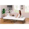 Lit pliant 80x180 avec matelas en microfibre et sommiers à lattes Apollo Modèle
