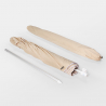 Parasol de plage et mer anti-vent 220 cm en coton Bagnino Light Choix