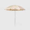 Parasol de plage et mer anti-vent 220 cm en coton Bagnino Light Vente