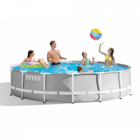 Piscine hors sol Prism Frame Ronde 427x107 Intex 26720 Promotion
