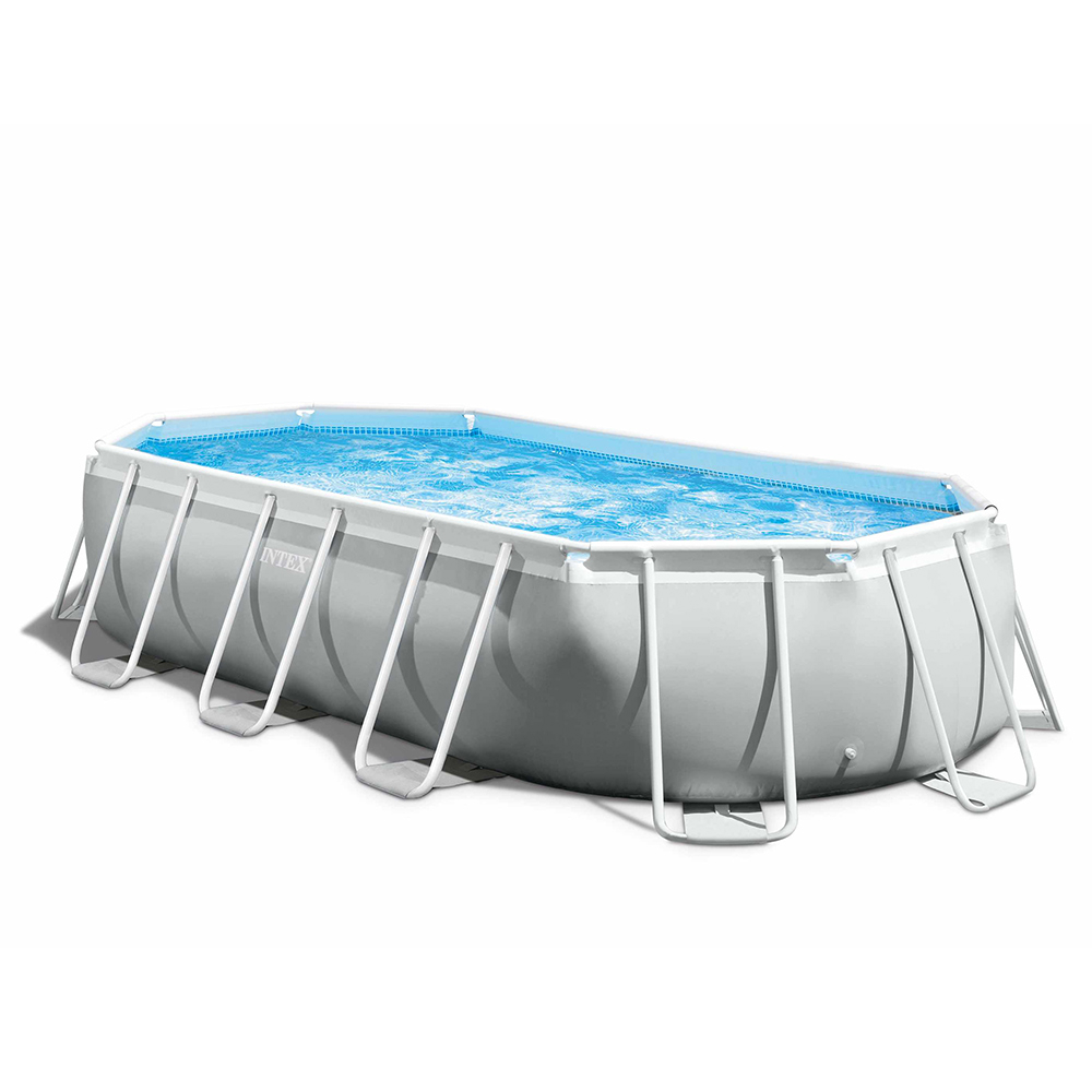Piscine hors sol ovale 503x274x122cm jardin Intex 26796