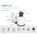 Pompe filtre à sable 8.327 L/h pour piscine Bestway Flowclear 58499 Remises