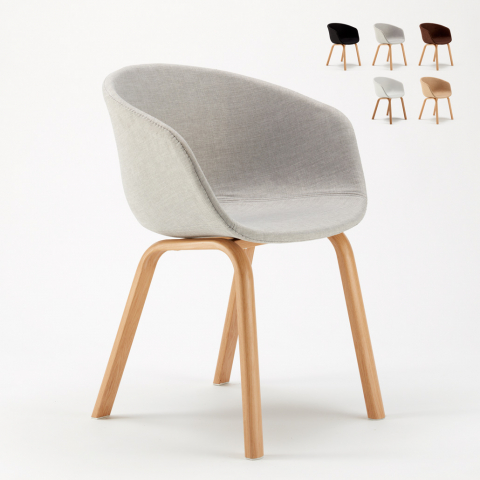 Chaise de salle à manger bureau et salon au design scandinave Komoda Promotion