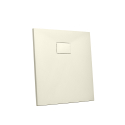 Receveur de douche carré 80x80 en résine pour salle de bain Stone 